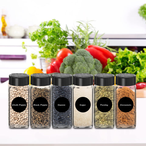 Saiveina blank labels included for customizing spices.