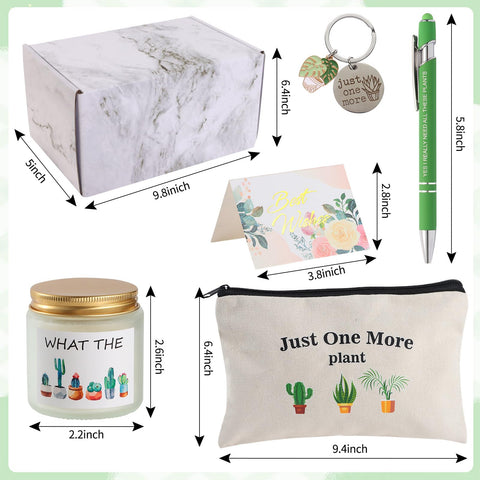 SAIWEILAI ONLINE makeup bag with Just One More Plant keeps essentials organized