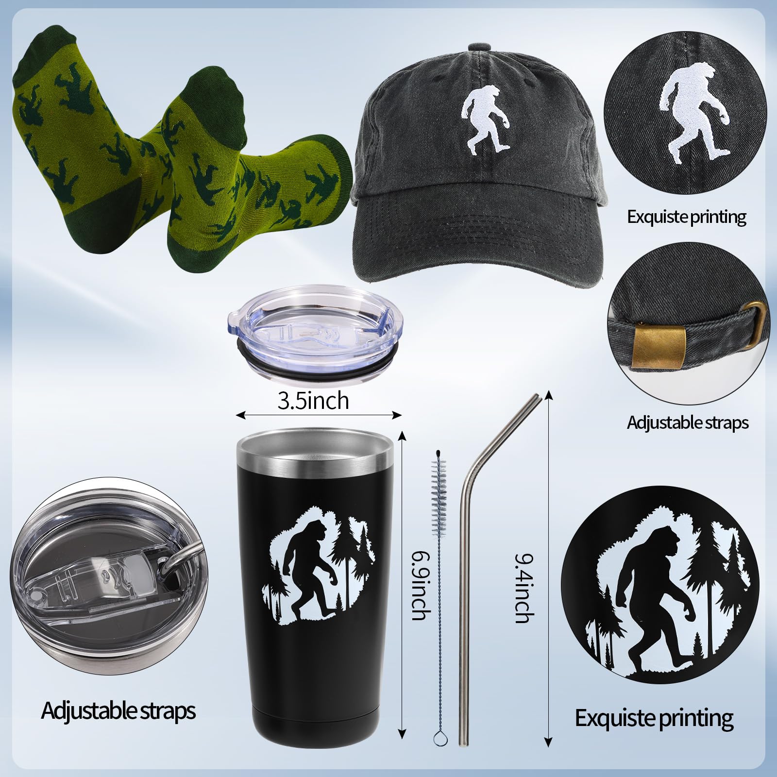 SAIWEILAI ONLINE Sasquatch lounge socks offer breathable comfort for daily wear.
