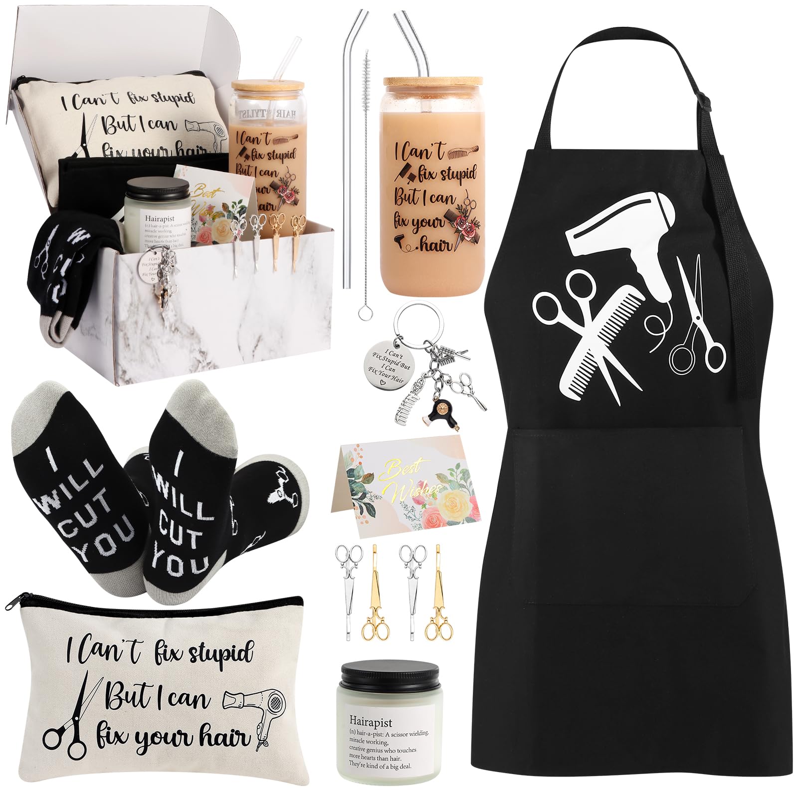 SAIWEILAI ONLINE 20oz wine tumbler keeps drinks at the perfect temp during busy salon days.