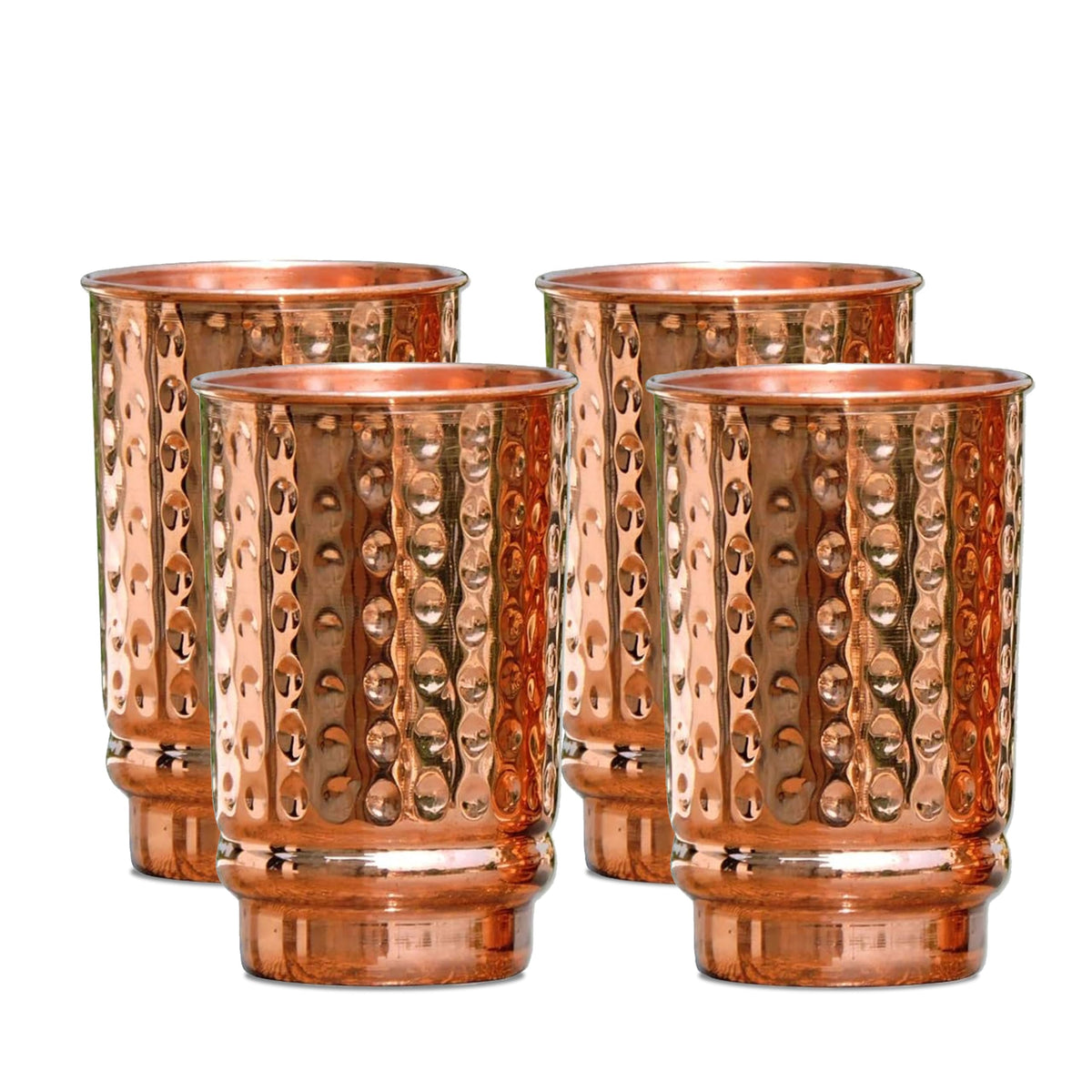 SAJTOX pure copper hammered tumbler close-up for daily hydration and grip.