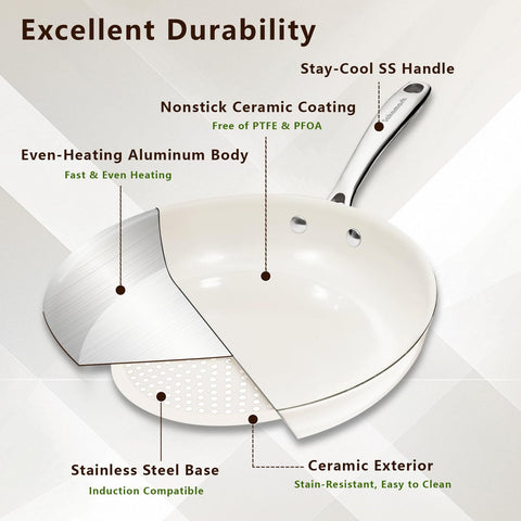 SAKAMOSH aluminum construction for even heat distribution across the surface.