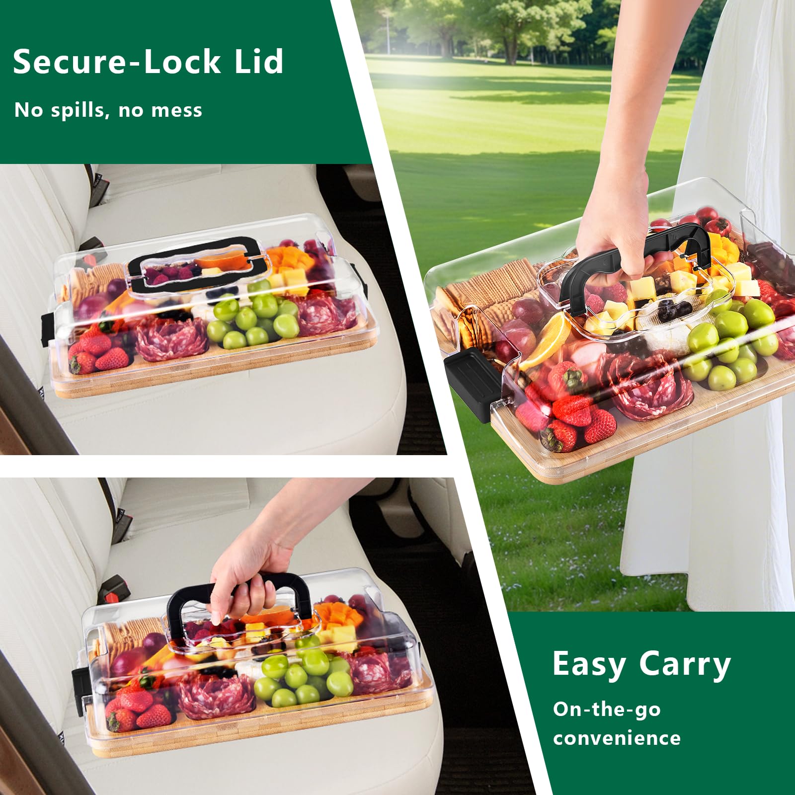 SAKAMOSH includes four stainless steel cheese knives for effortless serving
