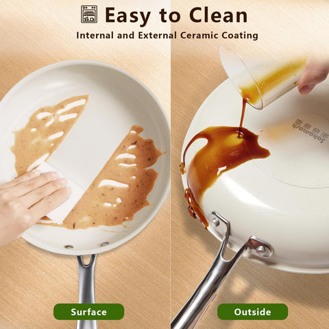 SAKAMOSH induction-compatible pan suited for modern stoves.