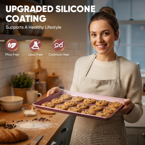 SakerPlus silicone coating is PFOA/BPA-free for safe cooking
