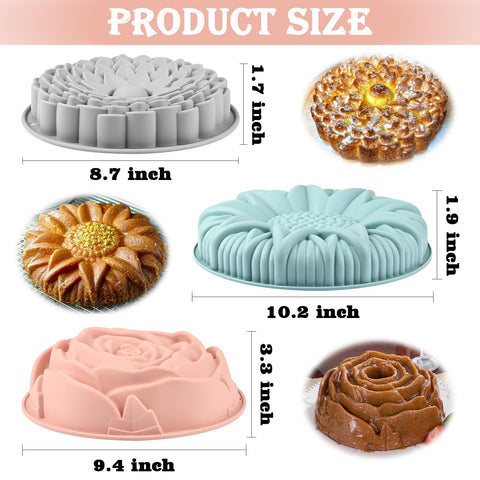 Sakolla sunflower-shaped mold for bold, sunny tarts with smooth removal.