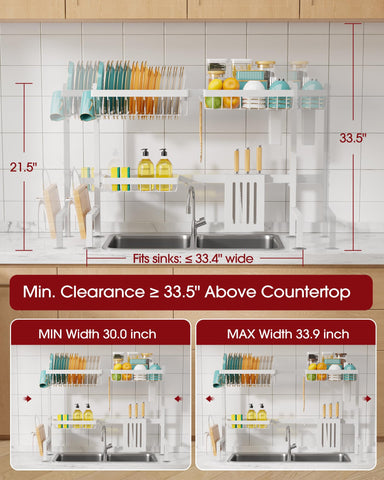 Sakugi dish drying rack cutting board holder keeps boards accessible.