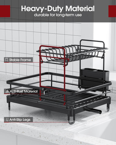 Sakugi X-Large bottom-tier holding bowls and pots in a tidy layout
