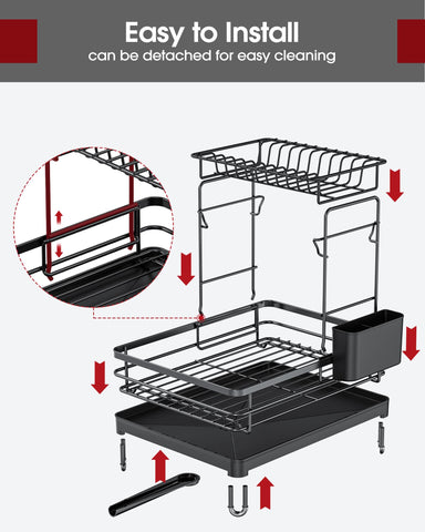 Sakugi X-Large removable cutlery holder ready for utensils cleanup