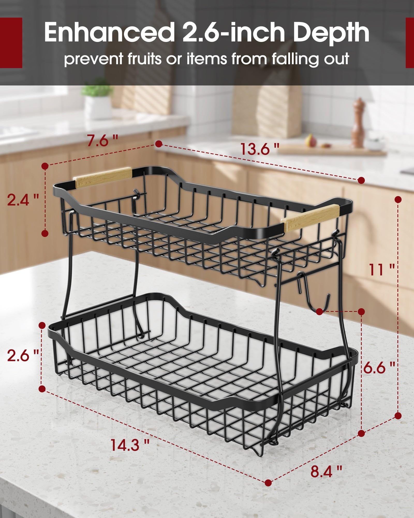 Sakugi metal frame with wooden handle provides sturdy support and mobility.