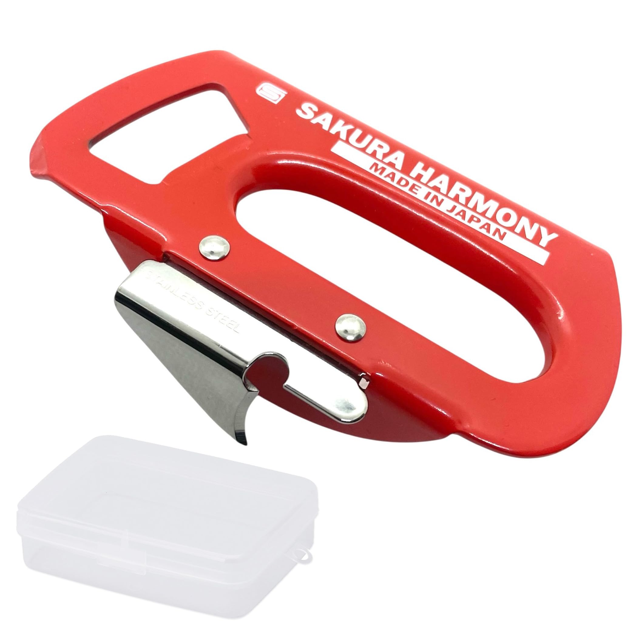 Sakura Harmony made-in-Japan manual can opener with a precise blade tip for smooth openings.
