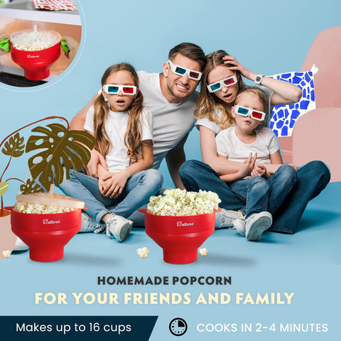 Salbree Collapsible popcorn popper storage fits in tight spaces.