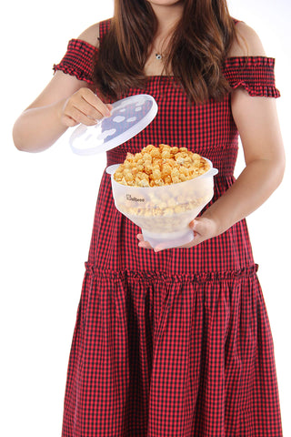 Salbree dishwasher-safe design makes cleanup quick after popping.