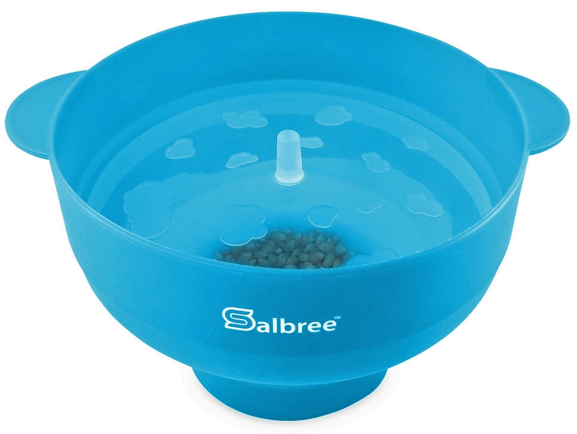 Compact storage of Salbree popcorn popper suitable for drawers and dorm rooms.