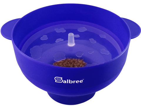 Salbree eco-friendly option promotes less waste versus bagged popcorn.