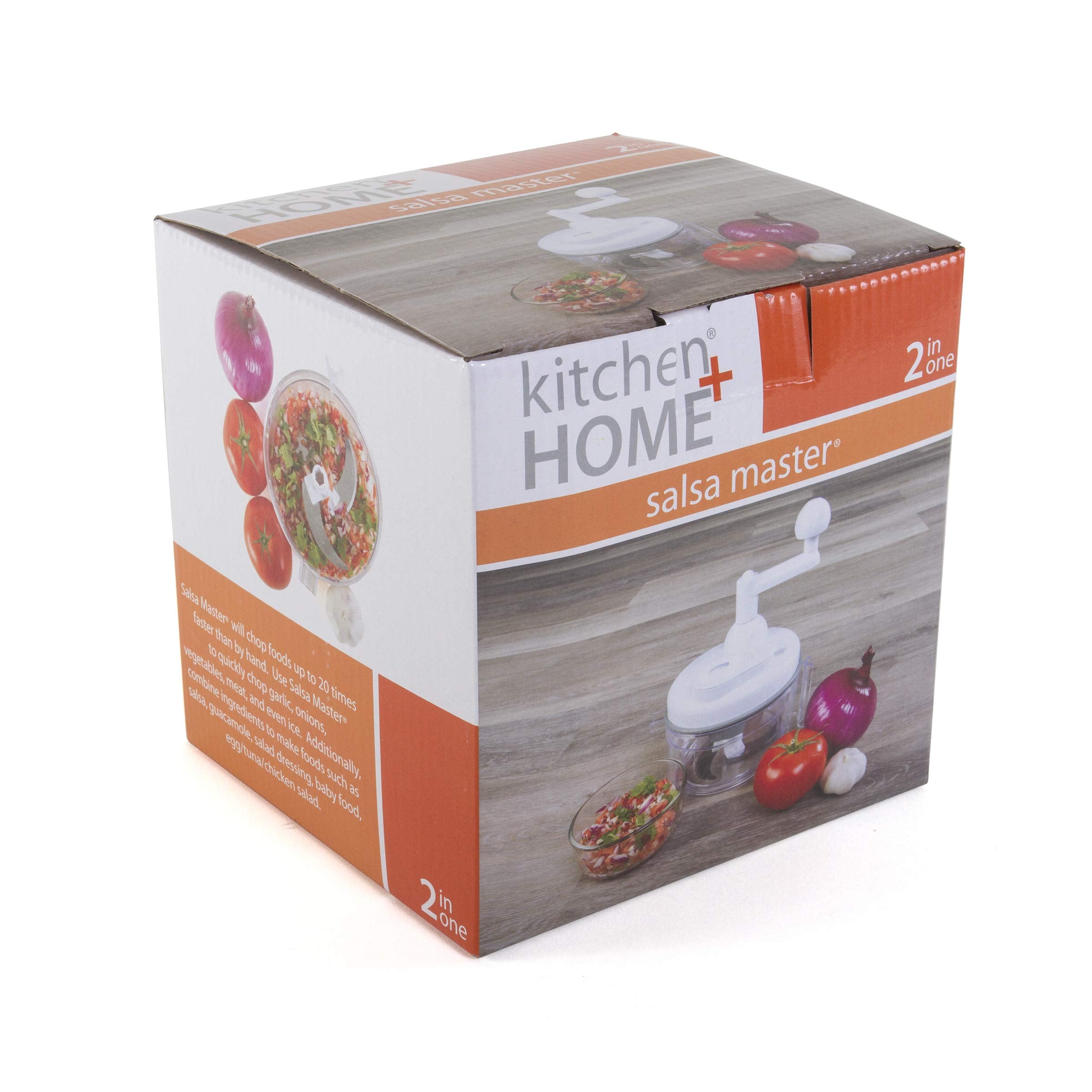 Salsa Master compact nesting design fits small kitchens and dorms.