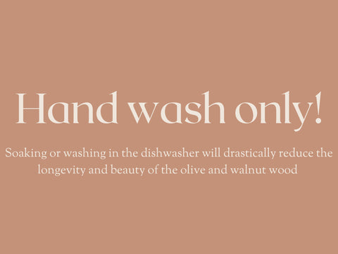 Salt & York walnut utensil set collection featuring five elegant pieces