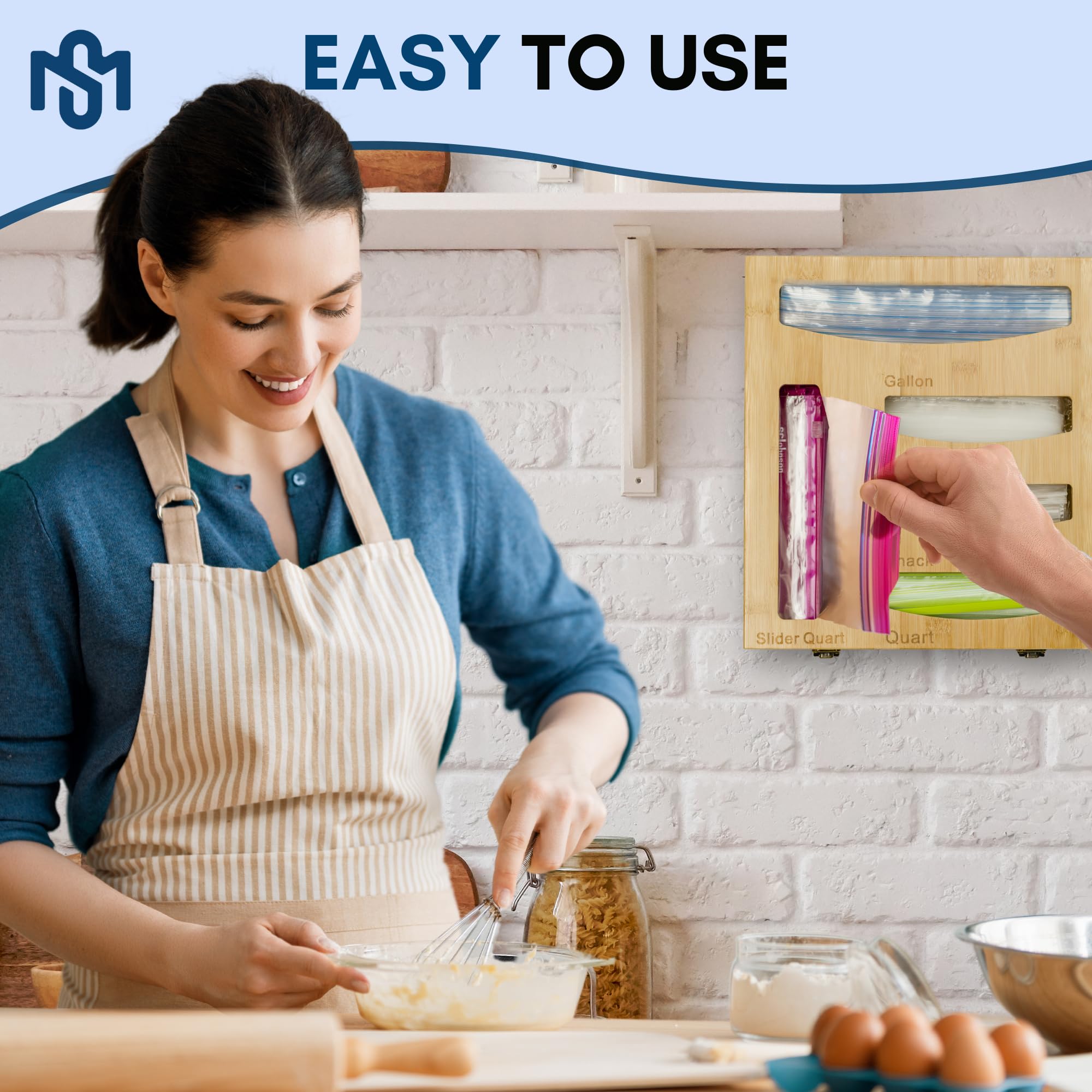 Samatize kitchen storage solution reduces clutter and enhances organization.