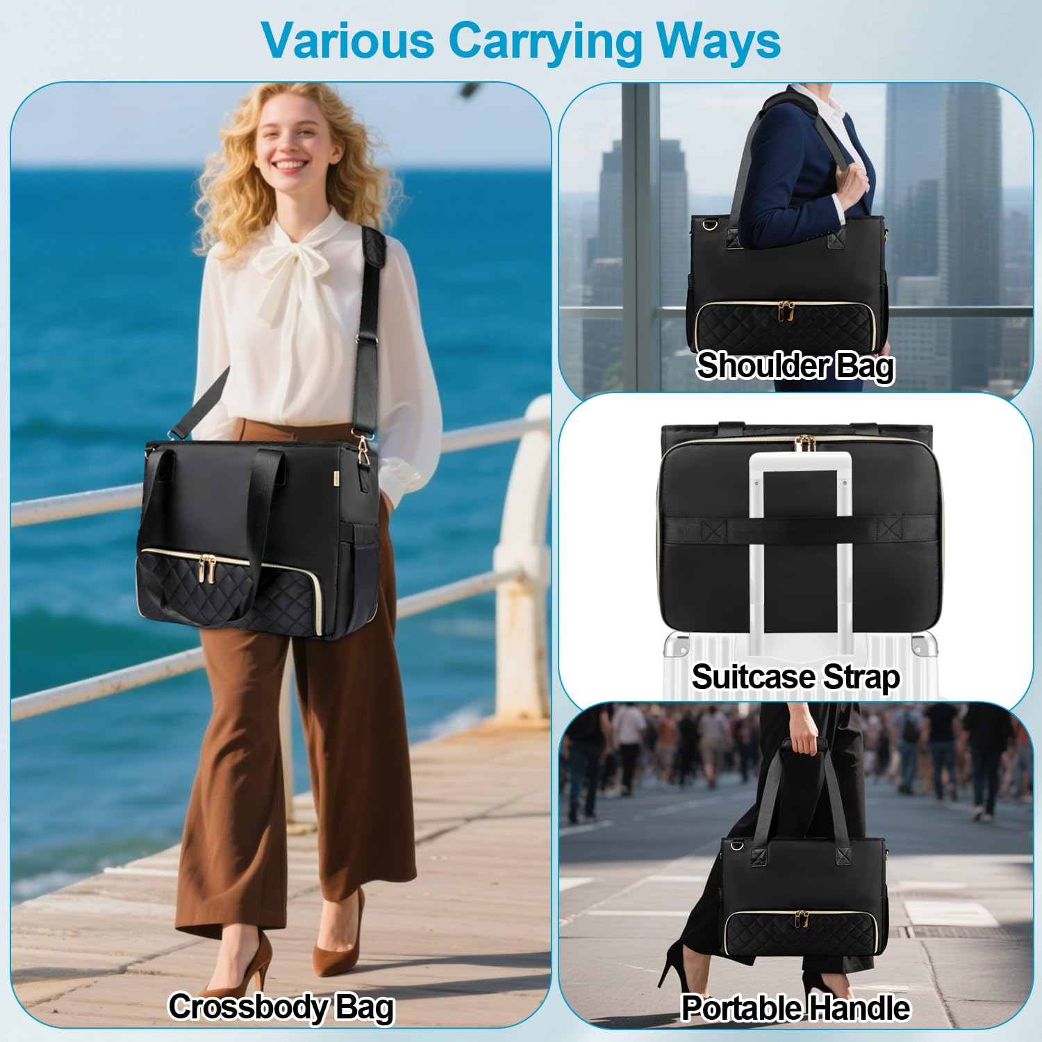 Sambois mesh pockets demonstrating organized storage for chargers and accessories