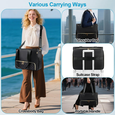 Sambois mesh pockets demonstrating organized storage for chargers and accessories