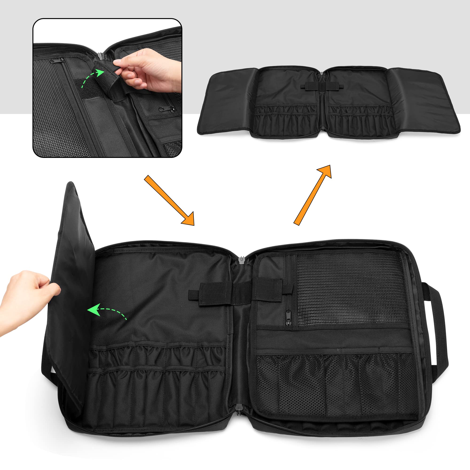 samdew Chef Knife Bag with lockholes enables secure transport