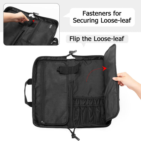 samdew external front pocket keeps personal items within easy reach