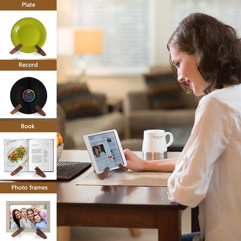 SAMEBUTECO kitchen counter display holds recipes and tablets securely.