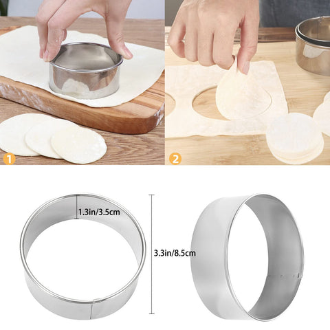 Sameme dumpling maker base with non-slip pads for a tidy counter