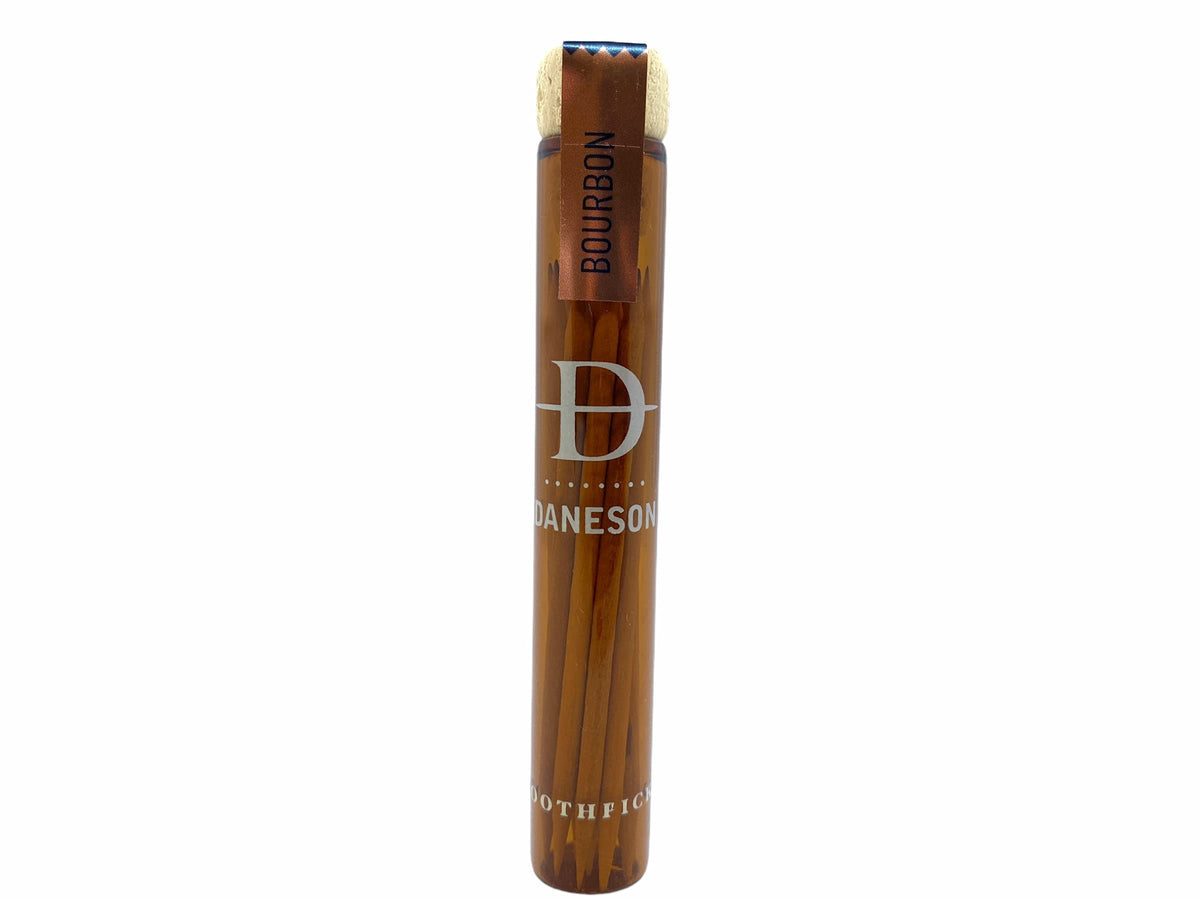 Sameriver Daneson Bourbon toothpicks pack showing premium scent and subtle bourbon notes.