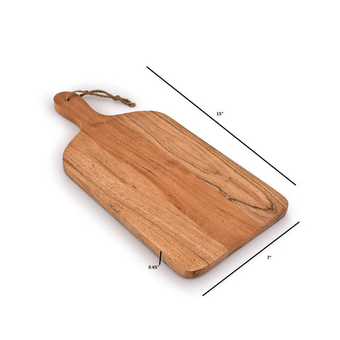 Samhita Acacia wood board showing care and maintenance for longevity.