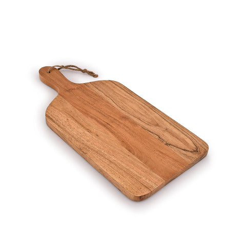 Samhita Acacia board used as cheese-serving tray for stylish entertaining.