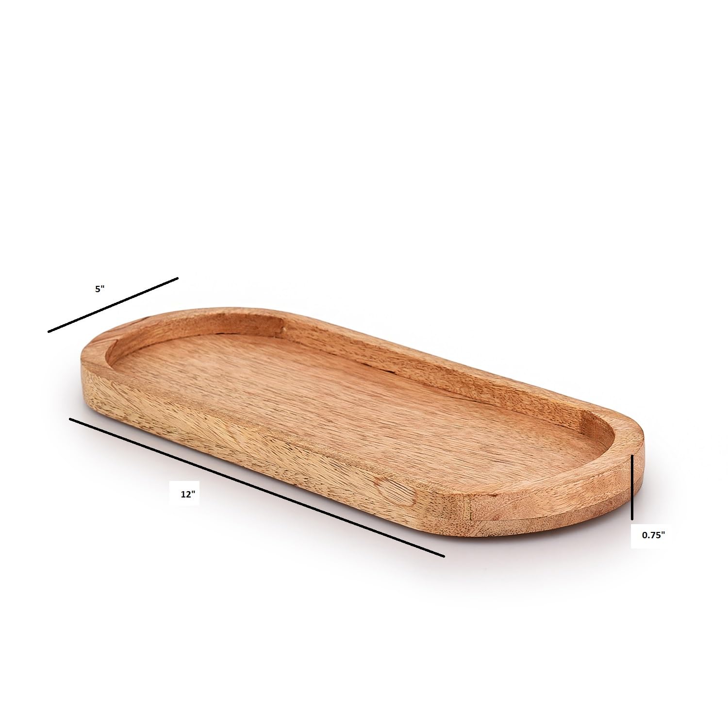 Samhita Mango oval tray serving-collection ready for fruit, dessert, or bites