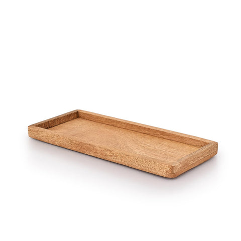 Samhita mango wood serving tray suitable for bread, cheese, and desserts.