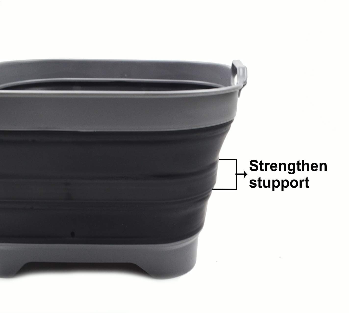 Great for indoor chores and outdoor camping, draining water easily.