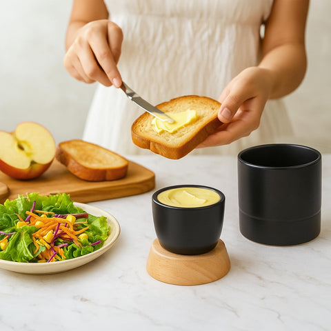 Samseel butter dish interior view