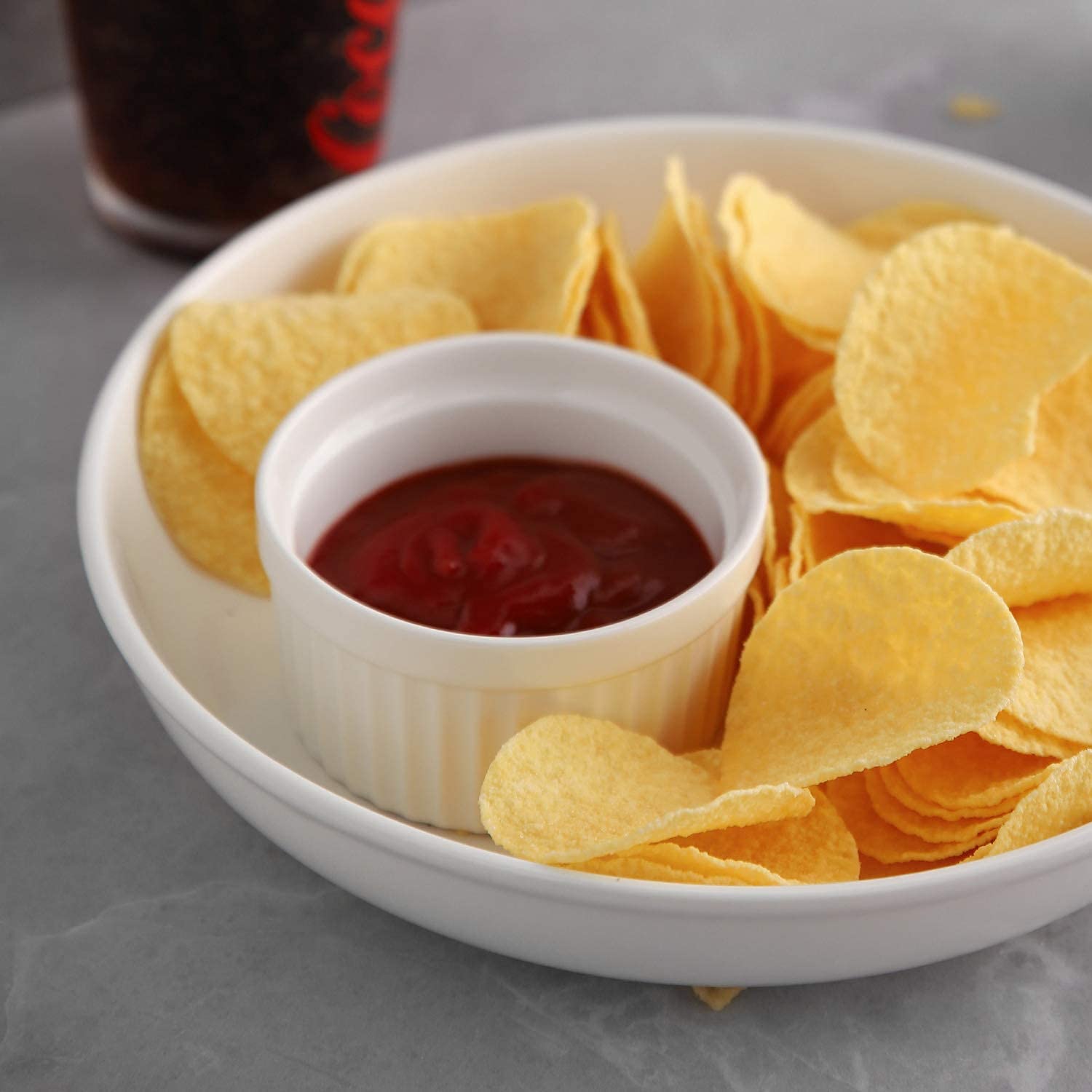 Samsle ramekins feature a durable glaze resistant to acids and salt