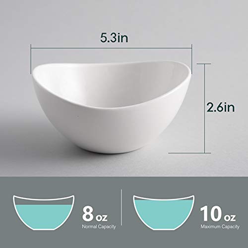 Samsle bowls for snacks showcase colorful bites with a clean, modern white finish.
