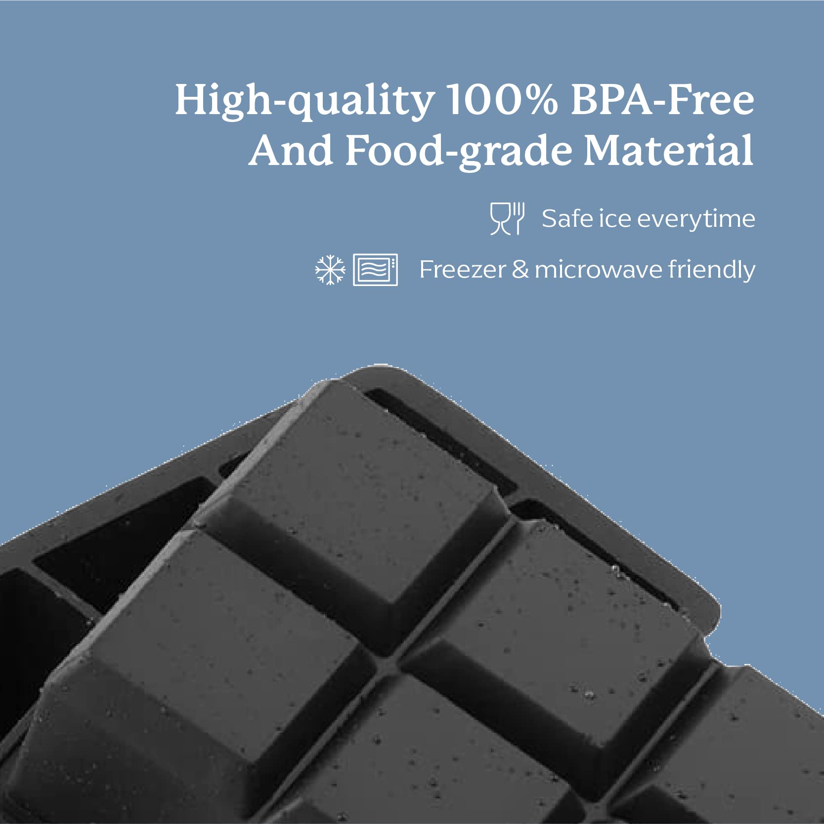 Samuelworld BPA-free materials ensure clean, safe ice making.