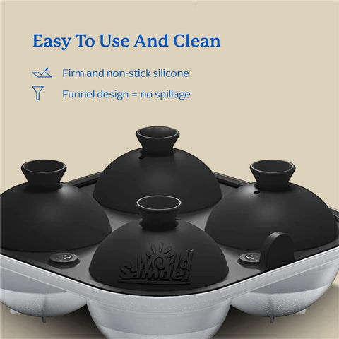 Samuelworld dishwasher-safe trays for easy cleanup.