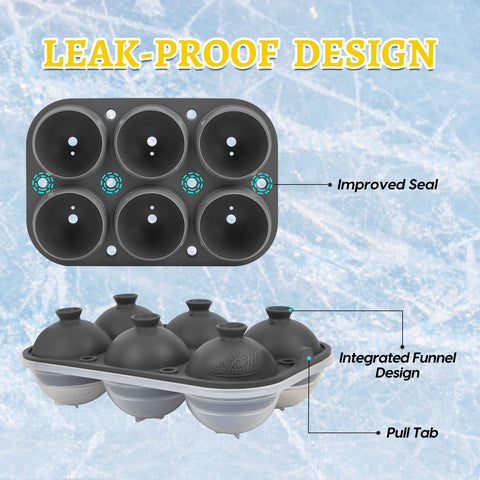 Samuelworld ice tray with integrated funnel for mess-free filling.