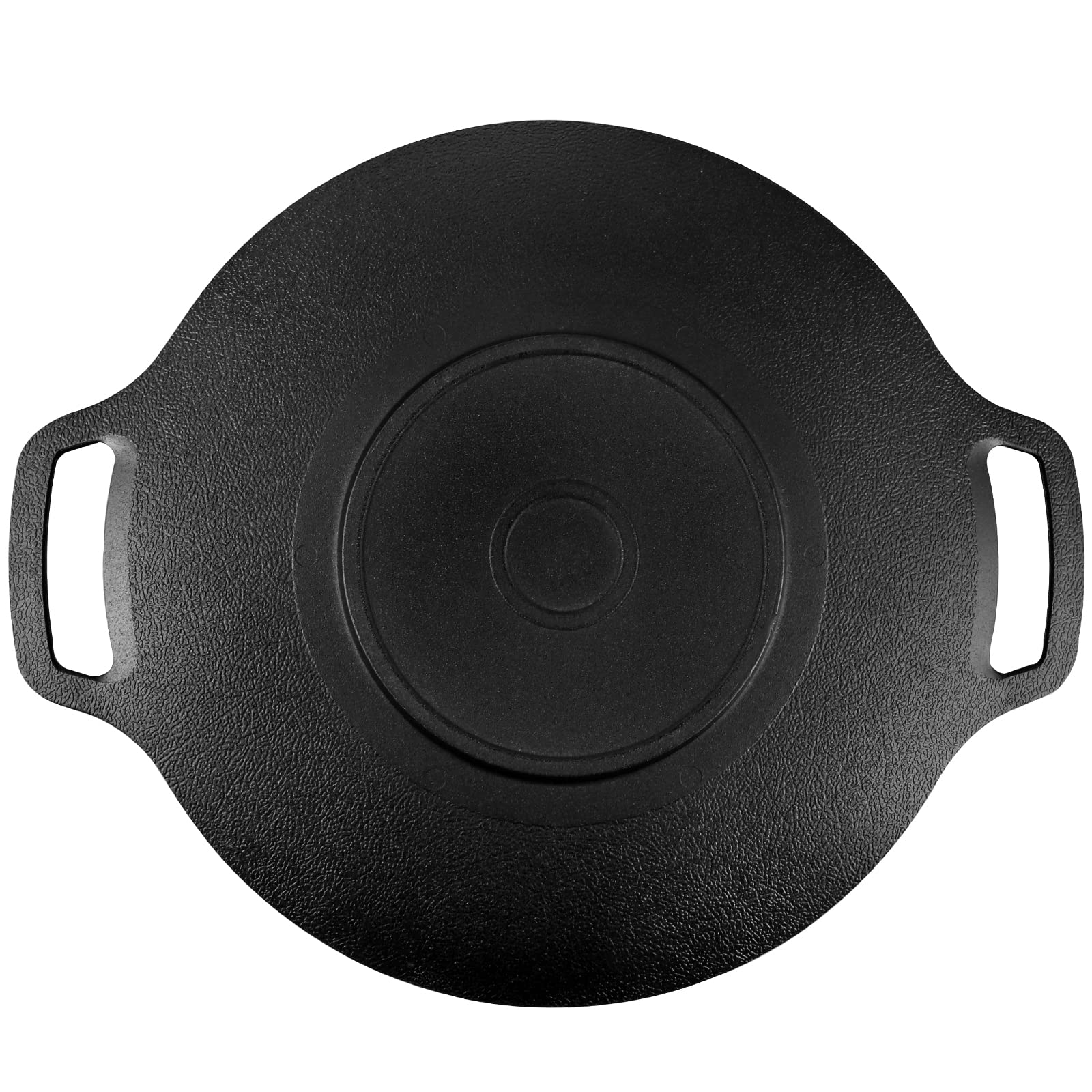 Closeup of Sanbege grill pan six-layer coating for durable nonstick performance
