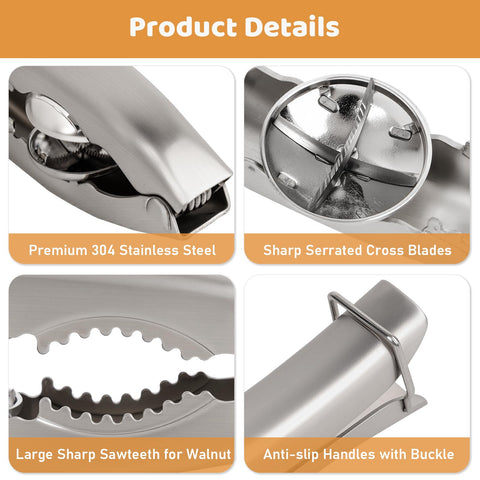 Sanchamy ergonomic non-slip handles provide leverage with minimal hand strain