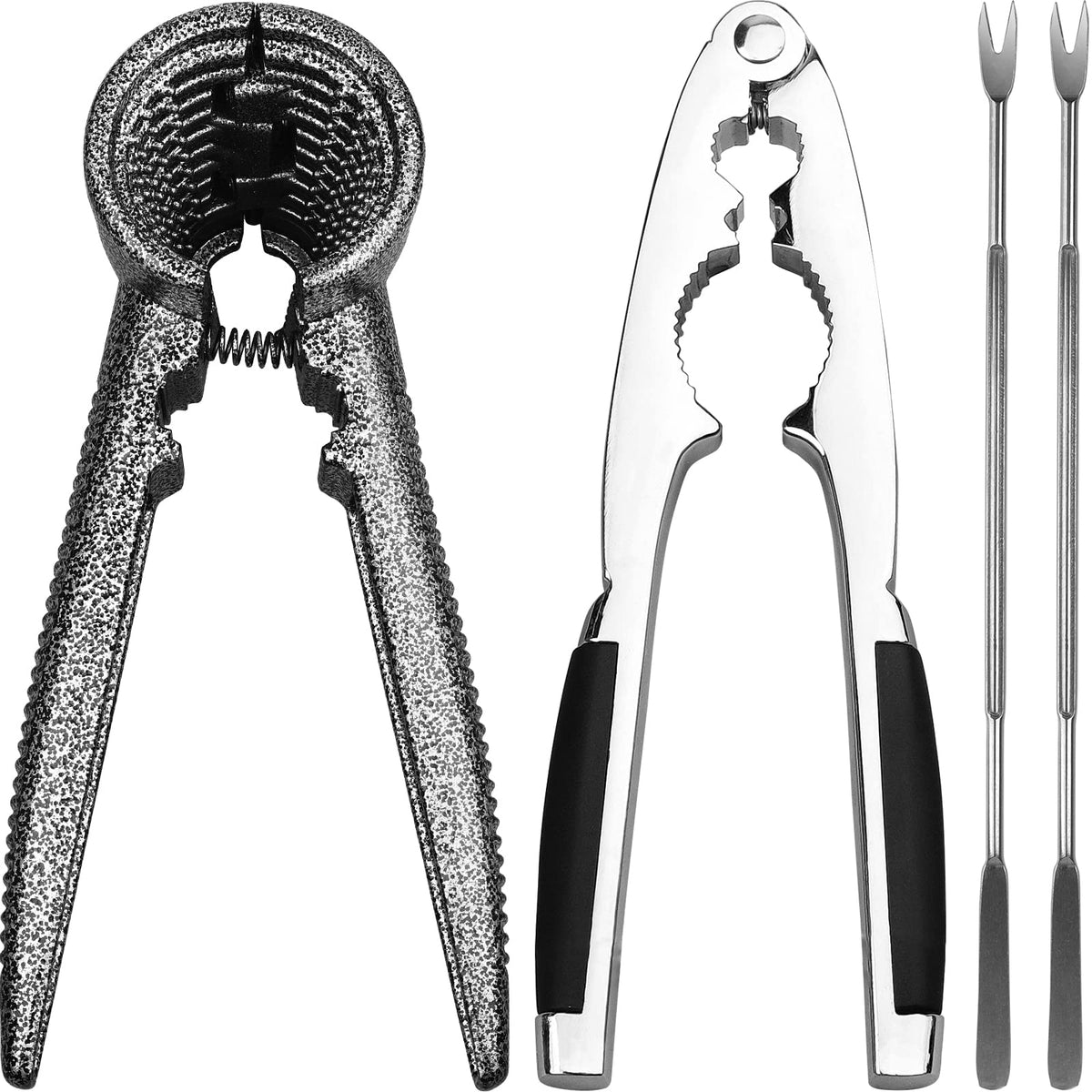 Sanchamy nut cracker set with non-slip handles for easy gripping.
