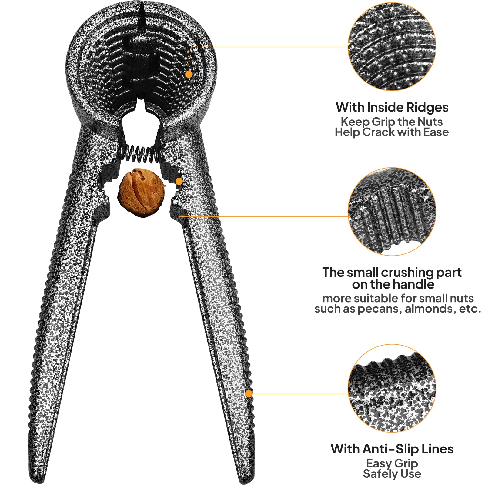 Sanchamy stainless seafood cracker designed for crab and lobster shells.