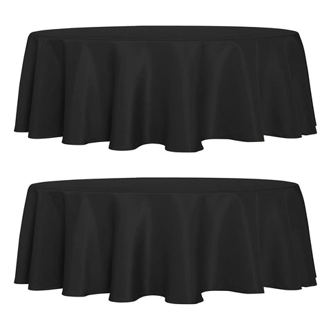 Sancua 60-inch round cloth fits 30–48 inch tables with coverage