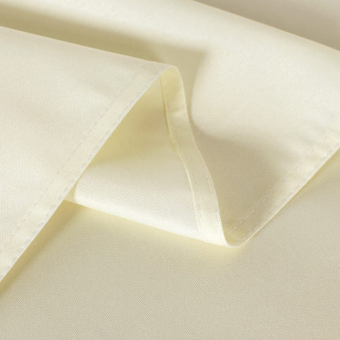 Sancua beige cover protects tables during outdoor picnics and indoor meals.