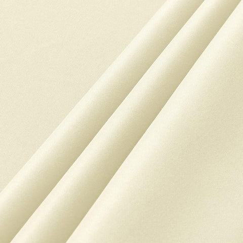 Sancua beige tablecloth used in cafe or banquet settings for a cohesive table.