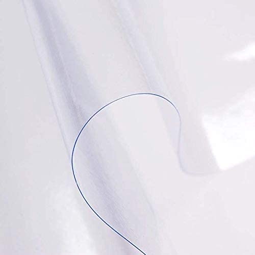 Sancua clear round tablecloth 80-inch provides large coverage for gatherings