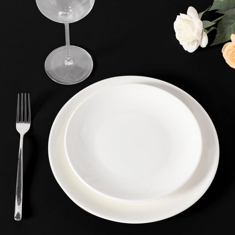 Sancua colorfast round tablecloth in black stays crisp under warm lighting