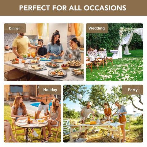 Sancua display table cover enhances event decor and displays.